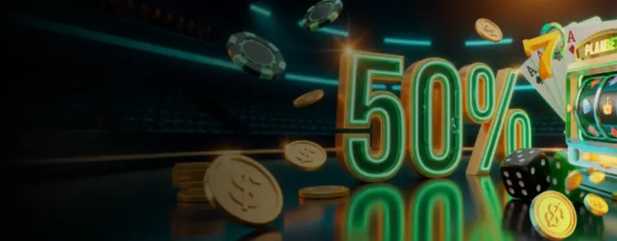 Bonus 50% w poniedziałek